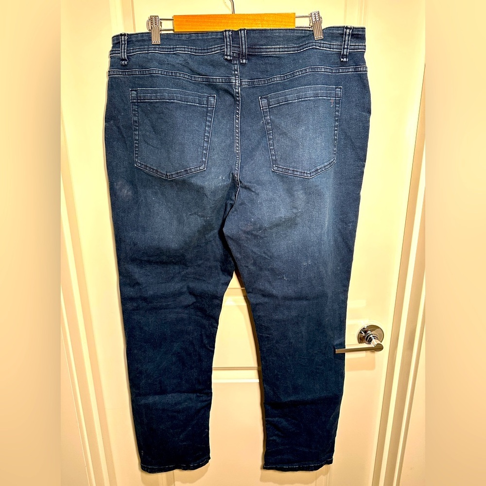 THE PERFECT JEAN - Slim Thick Indigo Stretch Jean, Size 38x30 - Picture 2 of 12